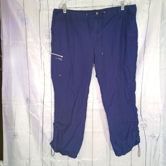 L-RL Lauren Active Ralph Lauren cropped pants - Picture 1 of 13
